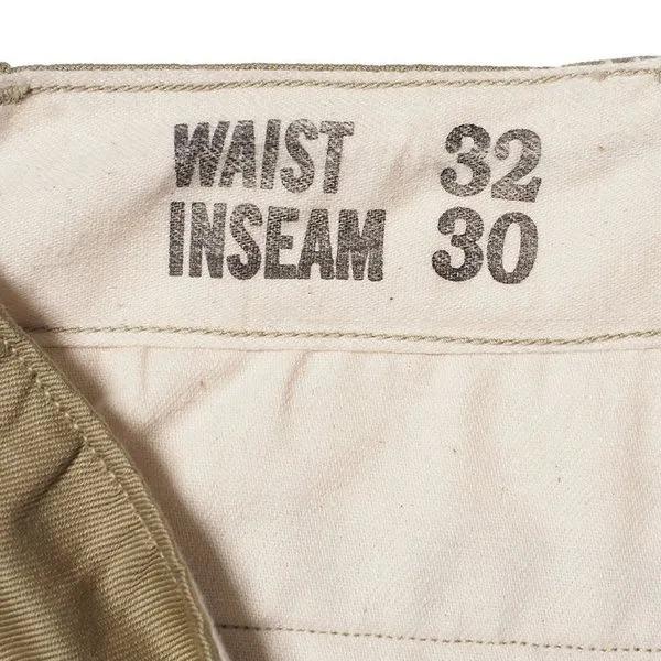 WAREHOUSE（ウエアハウス） Lot 1216 M-41 TYPE U.S.ARMY CHINO PANTS