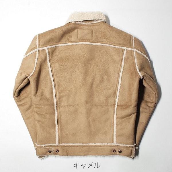 PHERROW'S キャメル フェイクムートンジャケット Pherrow's（フェローズ） フェイクムートン ショート ジャケット 17W