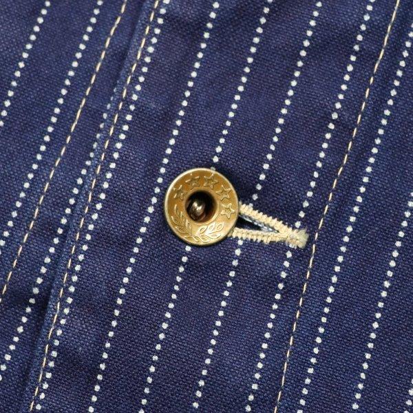 FULLCOUNT フルカウント 2033-1 INDIGO WABASH STRIPE CHORE FULLCOUNT フルカウント 2033-1 INDIGO WABASH STRIPE CHORE