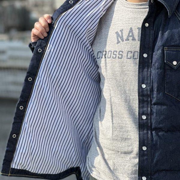 CUSHMAN クッシュマン 21386 8oz DENIM DOWN SHIRTS デニム ダウン