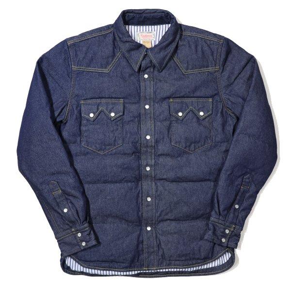 CUSHMAN（クッシュマン） 21386 8oz DENIM DOWN SHIRTS デニム ダウン