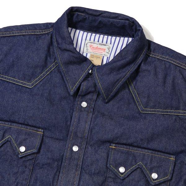 クッシュマン 21386 8oz DENIM DOWN SHIRTS デニム ダウンシャツ ジャケット CUSHMAN 2023年秋冬新作 | CUSHMAN | 03