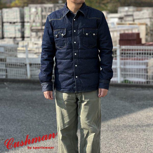 CUSHMAN（クッシュマン） 21386 8oz DENIM DOWN SHIRTS デニム ダウン