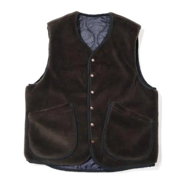 CUSHMAN（クッシュマン） 21500 QUILTING & FUR REVERSIBLE VEST 中綿
