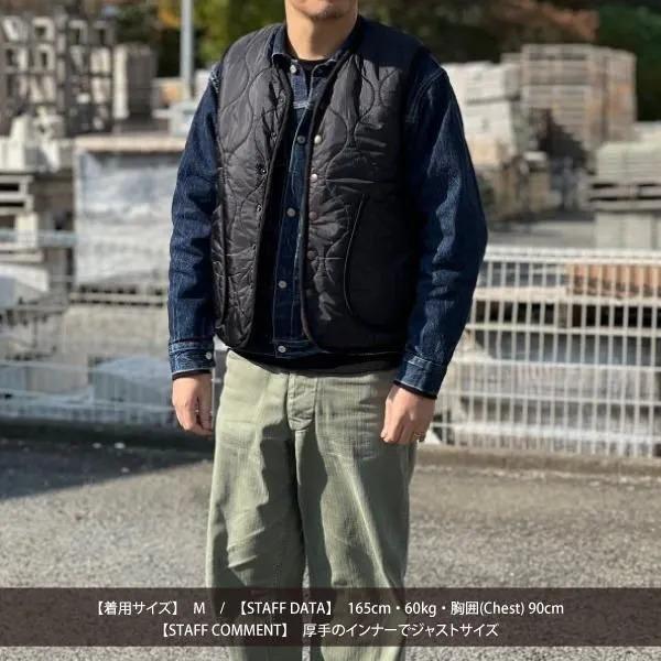 CUSHMAN（クッシュマン） 21500 QUILTING & FUR REVERSIBLE VEST 中綿