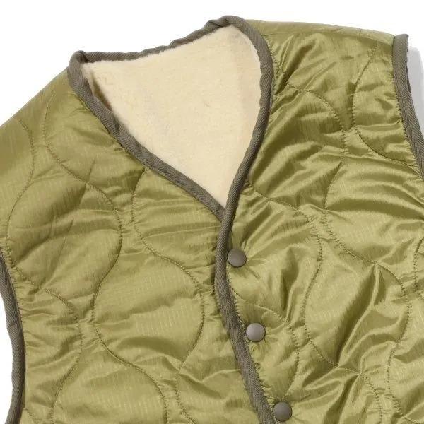 CUSHMAN（クッシュマン） 21500 QUILTING & FUR REVERSIBLE VEST 中綿