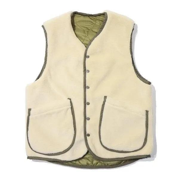 CUSHMAN（クッシュマン） 21500 QUILTING & FUR REVERSIBLE VEST 中綿