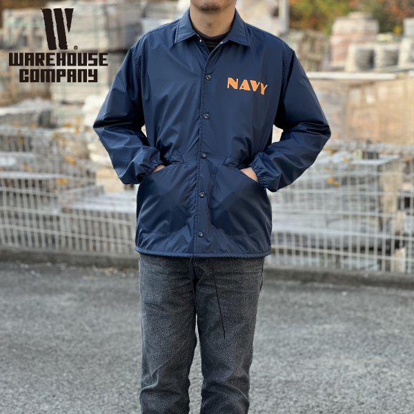 ウエアハウス 2170 COACH JACKET NAVY コーチジャケット ナイロン WAREHOUSE[2022年秋冬新作]