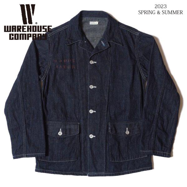 WAREHOUSE（ウエアハウス） 2186 U.S.ARMY DENIM COVERALL プリント