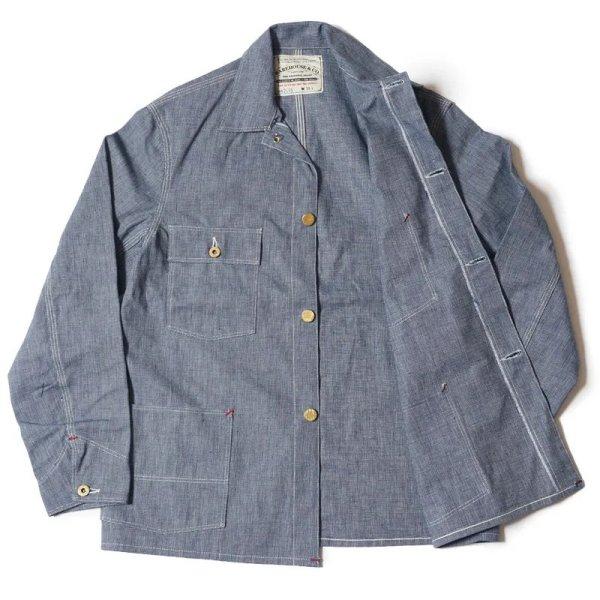 WAREHOUSE（ウエアハウス） Lot 2195 INDOGO PINCHECK CHANGE BUTTON