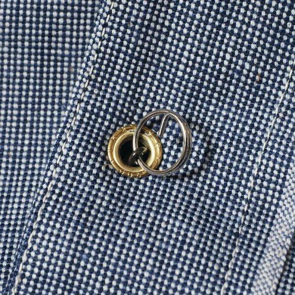 WAREHOUSE ウエアハウス Lot 2195 INDOGO PINCHECK CHANGE BUTTON