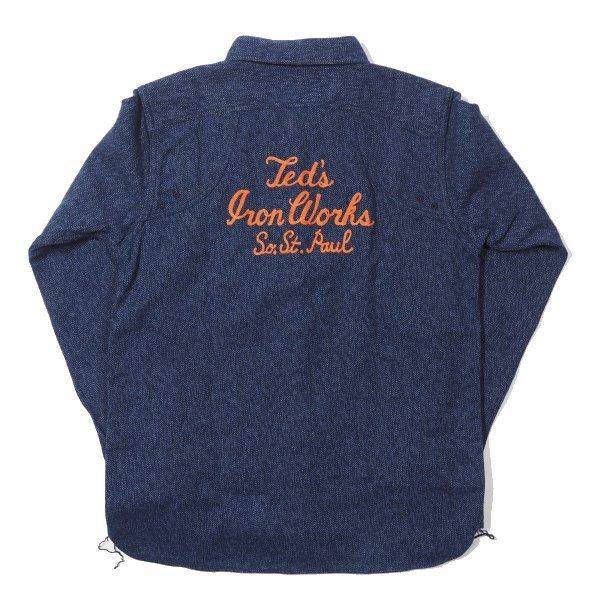 Pherrow's（フェローズ） コットン杢 ヘリンボーン シャンブレー