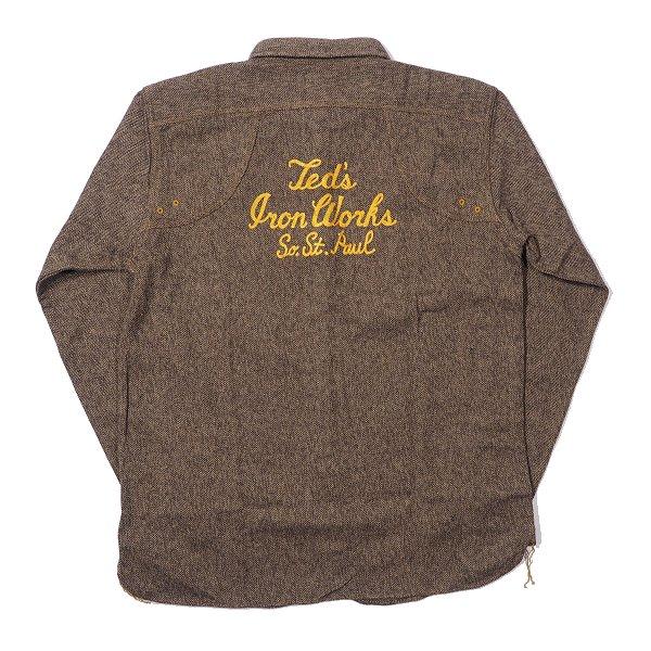 Pherrow's（フェローズ） コットン杢 ヘリンボーン シャンブレー