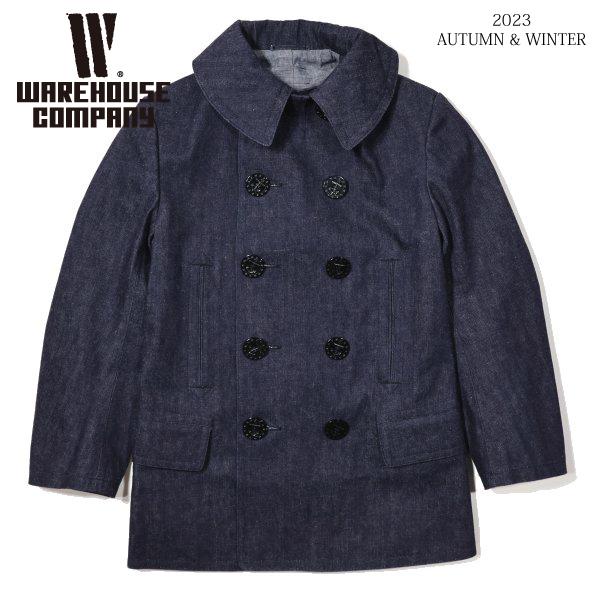 新品 ウエアハウス WAREHOUSE インディゴデニム Pコート ピーコート WAREHOUSE（ウエアハウス） Lot 2205 1920'S WW1 STYLE U.S.NAVY