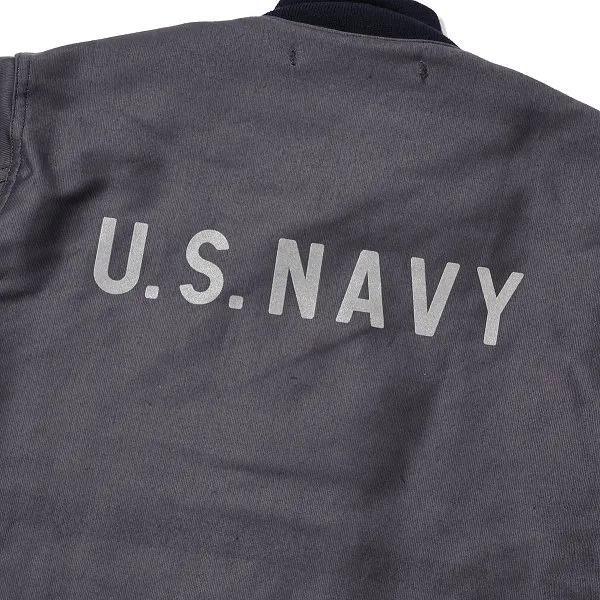 WAREHOUSE ウエアハウス 2208 U.S.NAVY 6HOOK DECK JACKET NAVY