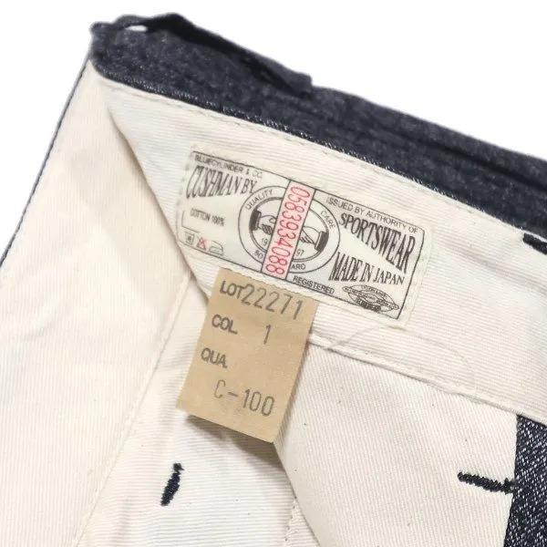 クッシュマン 22271 BLACK CHAMBRAY SHORT PANTS ブラックシャンブレーショートパンツ CUSHMAN 2025年新作 | CUSHMAN | 07