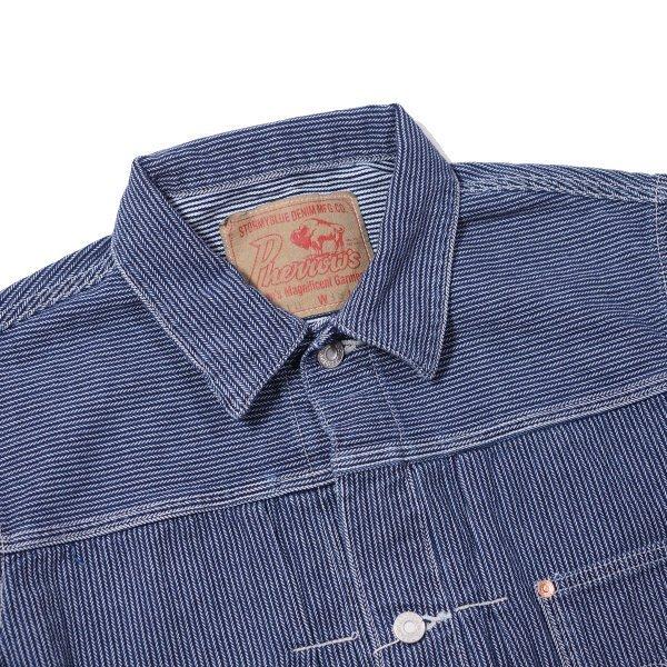 PHERROWS デニムジャケット　ストライプ PHERROWS デニムジャケット ストライプ