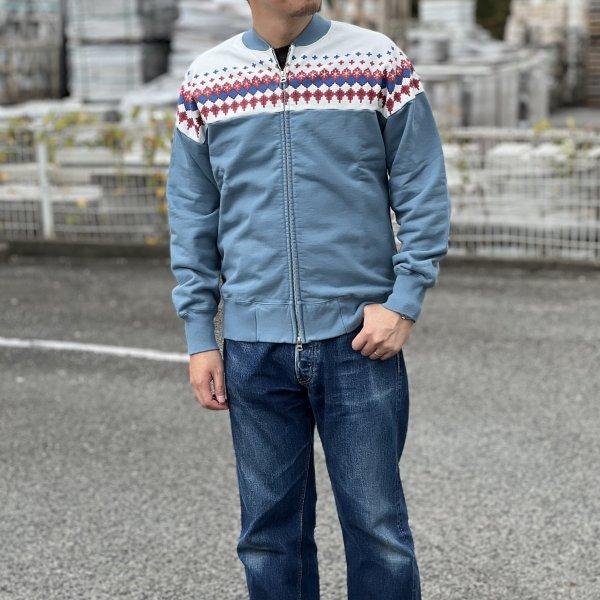 Pherrow's（フェローズ） 雪柄ジップアップ スウェット スエット