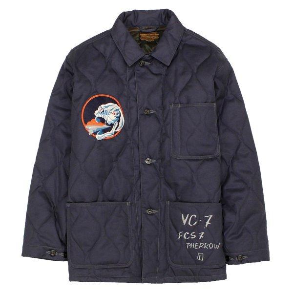 Pherrow's（フェローズ） 中綿キルティング ミリタリージャケット