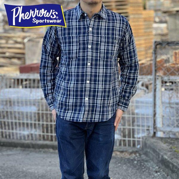 Pherrow's（フェローズ） ネルシャツ ライトオンス フランネル