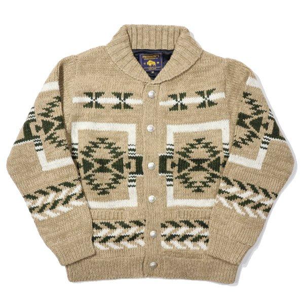 Pherrow's（フェローズ） 23W-PNS-CARDIGAN ハンドメイドニット