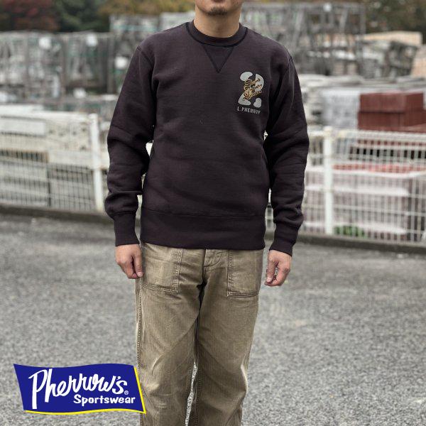 Pherrow's フェローズ 23W-PVSS1 吊り編みスウェット スエット Pherrow's フェローズ 23W-PVSS1 吊り編みスウェット スエット