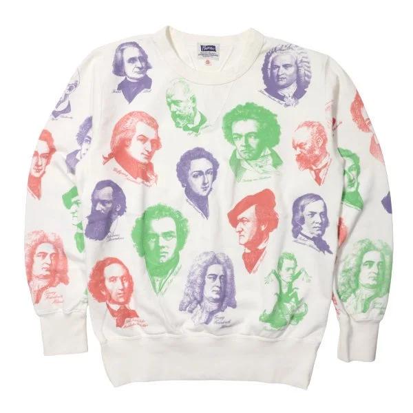 Pherrow's（フェローズ） 24W-CHARISMA プリントスウェット 音楽家