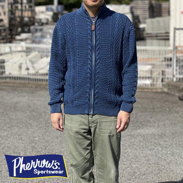 Pherrow's フェローズ 24W-PIFK1 フルジップ インディゴ