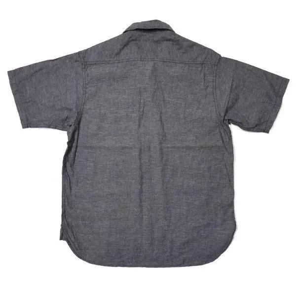 クッシュマン 25600 CHAMBRAY HALF ZIP WORK SHIRTS シャンブレーハーフジップワークシャツ 半袖 CUSHMAN 2025年新作 | CUSHMAN | 02