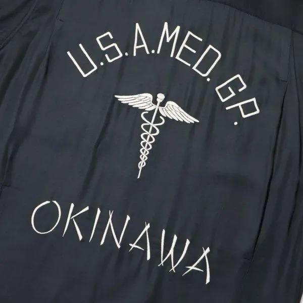 クッシュマン 25603 RAYON BOWLING SHIRT OKINAWA レーヨンボーリングシャツ 半袖 CUSHMAN 2025年新作 | CUSHMAN | 10