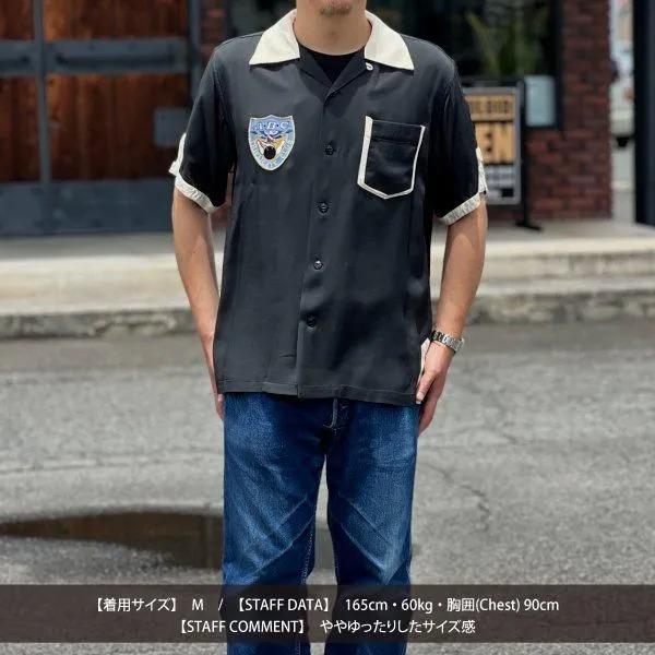CUSHMAN（クッシュマン） 25603 RAYON BOWLING SHIRT OKINAWA レーヨン