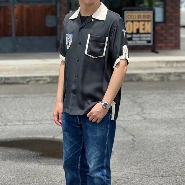 クッシュマン 25603 RAYON BOWLING SHIRT OKINAWA レーヨンボーリングシャツ 半袖 CUSHMAN 2025年新作 | CUSHMAN | 15