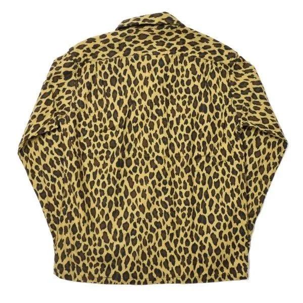 CUSHMAN（クッシュマン） 25709 LEOPARD PRINT NEL OPEN COLLAR SHIRTS