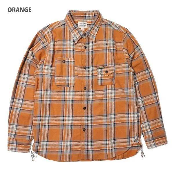 【美品】Pherrows フランネルシャツ Mサイズ相当 Pherrow's（フェローズ） フランネル チェックシャツ ヘビーネル 長袖