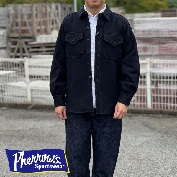 Pherrow's（フェローズ） 25W-P.30CPO ウール CPOシャツ 長袖 WOOL CPO