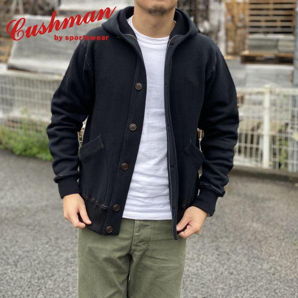 CUSHMAN（クッシュマン） フルボタン パーカー スウェット スエット