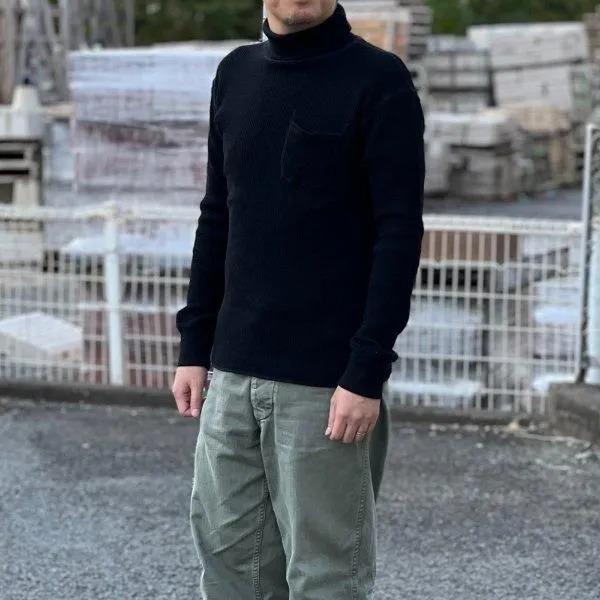 CUSHMAN（クッシュマン） 26380 ビッグワッフル タートルネック ロング