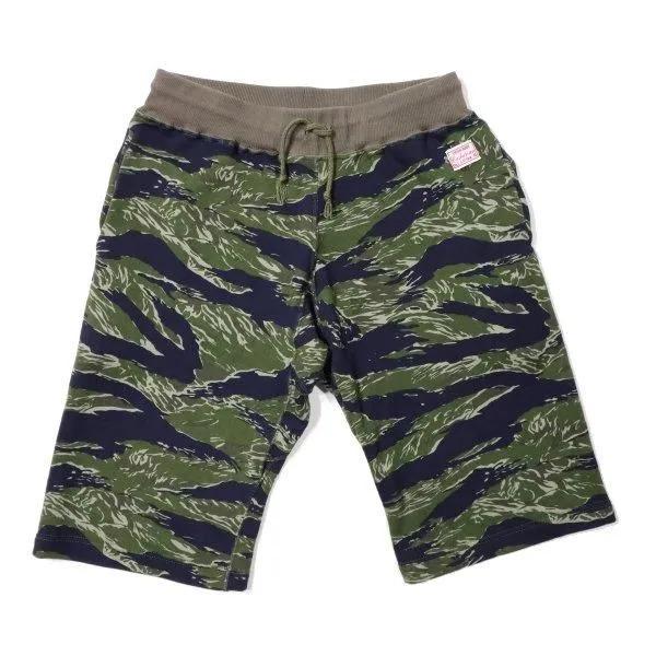 CUSHMAN（クッシュマン） 26895 CAMO MINI PILE SWEAT SHORTS タイガー