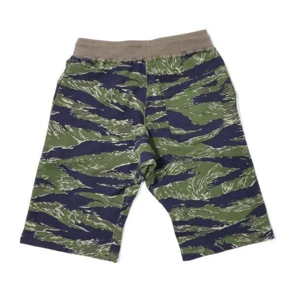 CUSHMAN（クッシュマン） 26895 CAMO MINI PILE SWEAT SHORTS タイガー