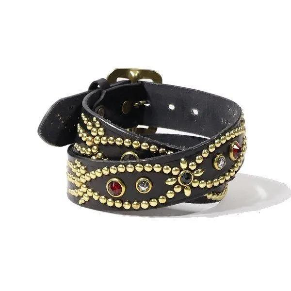 クッシュマン 29180 40mm SINGLE PIN STUDS BELT シングルピン スタッズベルト カウハイド 牛革 CUSHMAN | CUSHMAN | 03