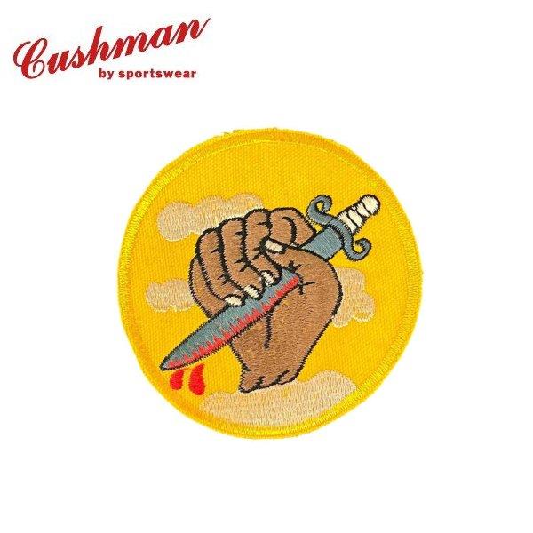 CUSHMAN（クッシュマン） [ネコポス送料200円]クッシュマン オリジナル 刺繍ワッペン HUMAN HAND EMBROIDERY ...