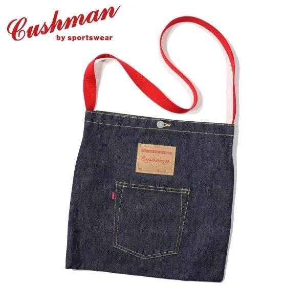 [ネコポス送料200円]クッシュマン 29372 13.5oz XX DENIM SHOULDER BAG デニムショルダーバッグ CUSHMAN 2024年新作 | CUSHMAN