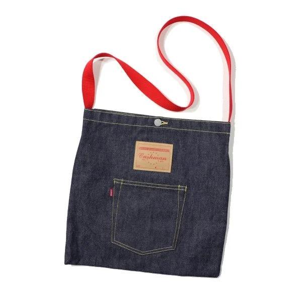 [ネコポス送料200円]クッシュマン 29372 13.5oz XX DENIM SHOULDER BAG デニムショルダーバッグ CUSHMAN 2024年新作 | CUSHMAN | 01