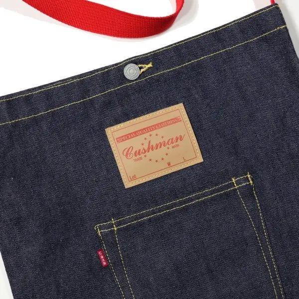 [ネコポス送料200円]クッシュマン 29372 13.5oz XX DENIM SHOULDER BAG デニムショルダーバッグ CUSHMAN 2024年新作 | CUSHMAN | 03