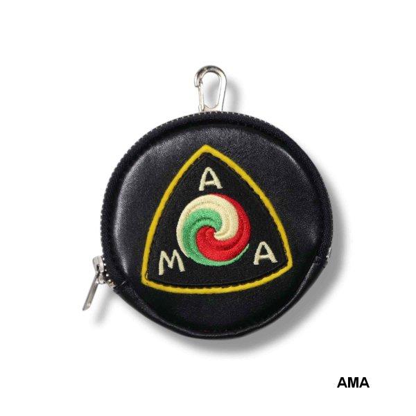 [ネコポス送料200円]クッシュマン レザーラウンドポーチ オリジナル 刺繍ワッペン付き 29414 LEATHER ROIND POUCH CUSHMAN | CUSHMAN | 02