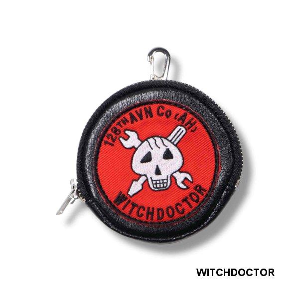 [ネコポス送料200円]クッシュマン レザーラウンドポーチ オリジナル 刺繍ワッペン付き 29414 LEATHER ROIND POUCH CUSHMAN | CUSHMAN | 04