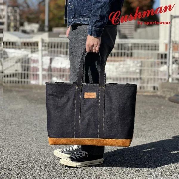 CUSHMAN クッシュマン リバーシブル デニム トートバック ラージ