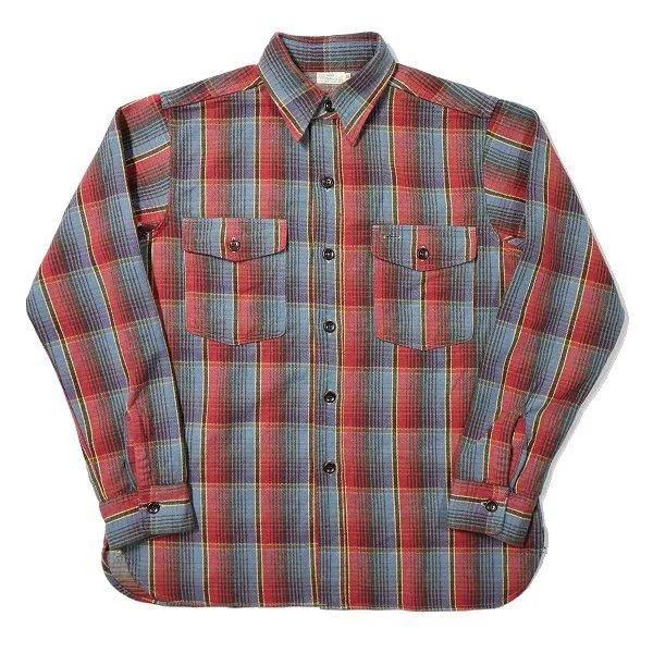 WAREHOUSE（ウエアハウス） 3022 FLANNEL SHIRTS WITH CHINSTRAP G柄