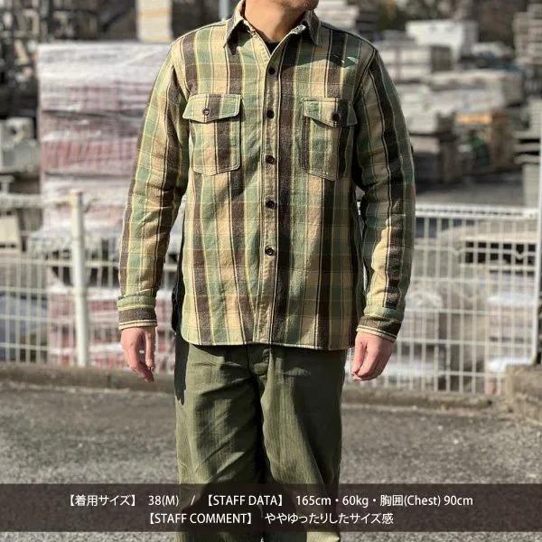 WAREHOUSE（ウエアハウス） 3022 FLANNEL SHIRTS WITH CHINSTRAP H柄
