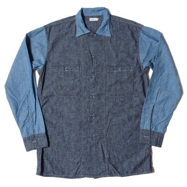 WAREHOUSE ウエアハウス シャンブレーシャツ 3042 USN 2TONE CHAMBRAY